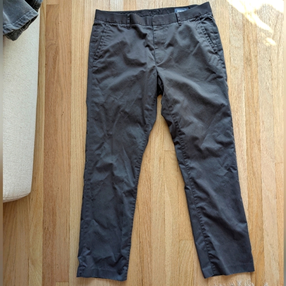 Bonobos Men's Thursday Gray Pants Khaki Dress Pants (Size 34x30)